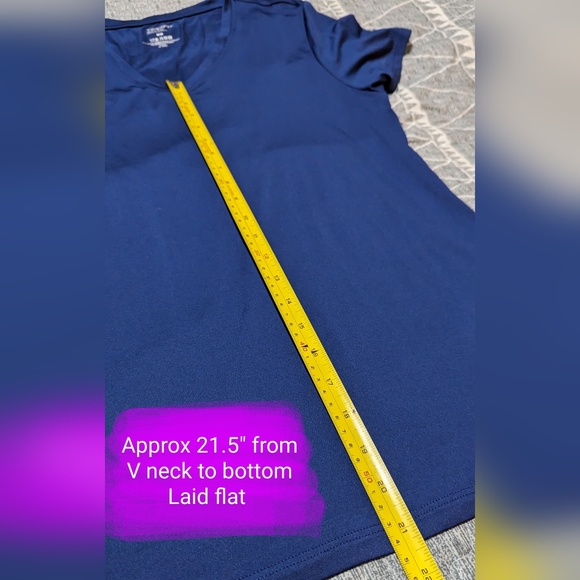 TEX2FIT size med ladies, navy colour T shirt, EUC - Picture 4 of 11